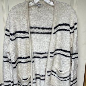 Madewell Striped Bouclé Cardigan Sweater size M (Sold out)